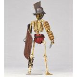 KAIYODO Takeya Style Jizai Okimono Roman Gladiator Skeleton Duo Set Full Color Edition