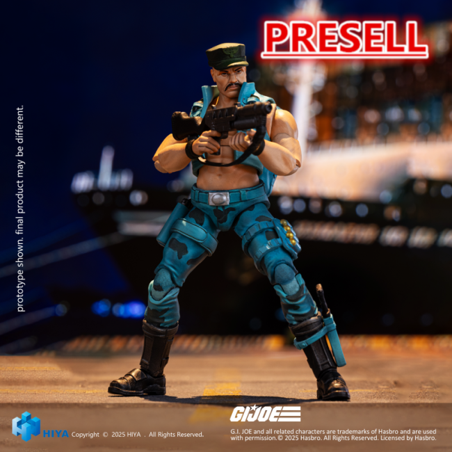 HIYA EMG0300 Exquisite Mini Series 1/18 Scale 4 Inch G.I.Joe Marine Corps Version Guang He