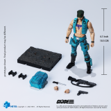 HIYA EMG0300 Exquisite Mini Series 1/18 Scale 4 Inch G.I.Joe Marine Corps Version Guang He