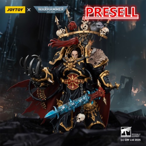 JOYTOY JT02922 Warhammer 40K Black Legion Abaddon the Despoiler with Drach'nyen and the Talon of Horus