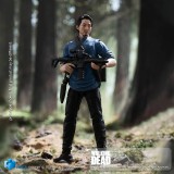 HIYA EMW0336 Exquisite Mini Series 1/18 Scale 4 Inch The Walking Dead Glenn