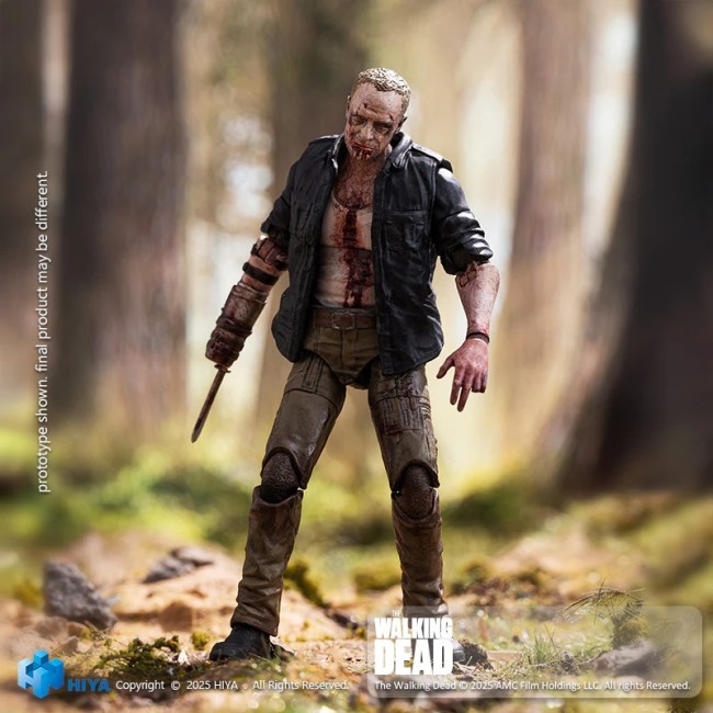 HIYA EMW0321 Exquisite Mini Series 1/18 Scale 4 Inch The Walking Dead Merle Walker
