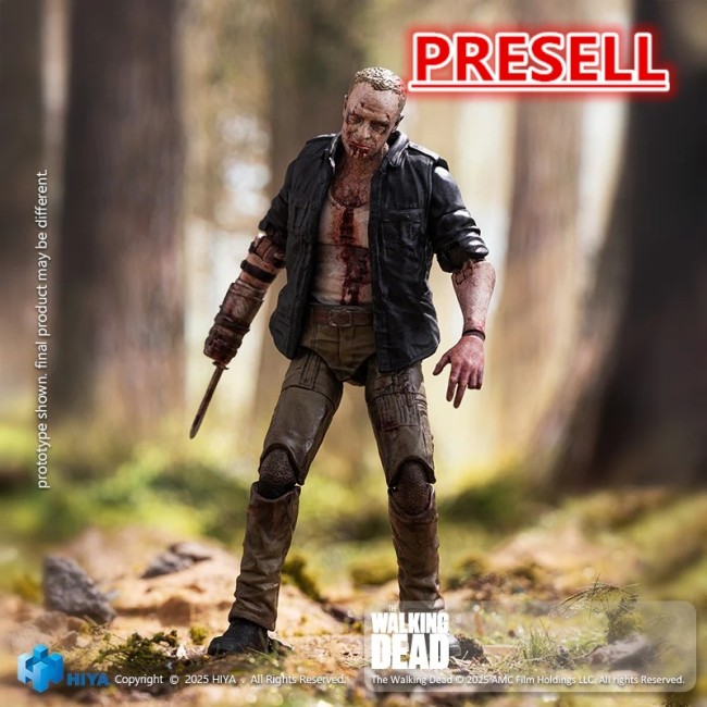 HIYA EMW0321 Exquisite Mini Series 1/18 Scale 4 Inch The Walking Dead Merle Walker