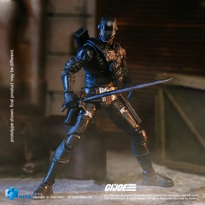 HIYA EMG0121 Exquisite Mini 1/18 G.I.JOE Snake Eye