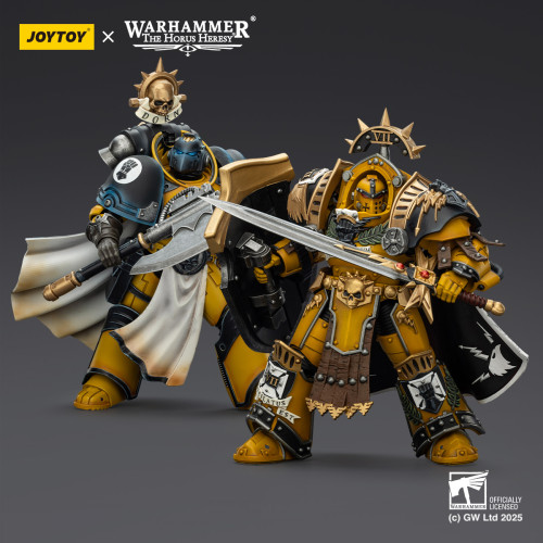 JOYTOY Warhammer The Horus Heresy 1: 18 Imperial Fists Legion Praetor and Librarian Consul