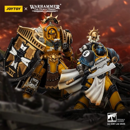JOYTOY Warhammer The Horus Heresy 1: 18 Imperial Fists Legion Praetor and Librarian Consul
