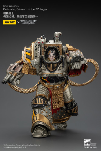 JOYTOY JT01819 Warhammer The Horus Heresy 1:18 Iron Warriors Perturabo Primarch of the lVth Legion