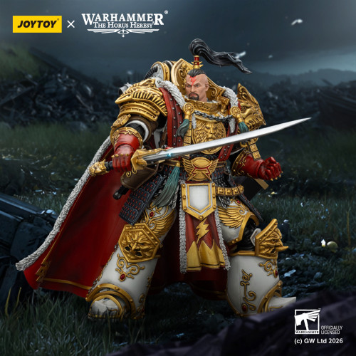 JOYTOY JT03363 Warhammer The Horus Heresy 1: 18 White Scars Jaghatai Khan Primarch of the Vth Legion