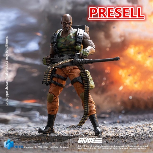 HIYA EMG0159 Exquisite Mini Series 1/18 Scale 4.3 Inch G.I.Joe RoadBlock