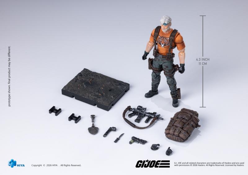 HIYA EMG0478 Exquisite Mini Series 1/18 Scale 4.3 Inch G.I.Joe