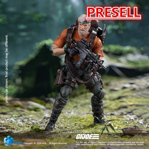 HIYA EMG0478 Exquisite Mini Series 1/18 Scale 4.3 Inch G.I.Joe Outback Tiger Force Version