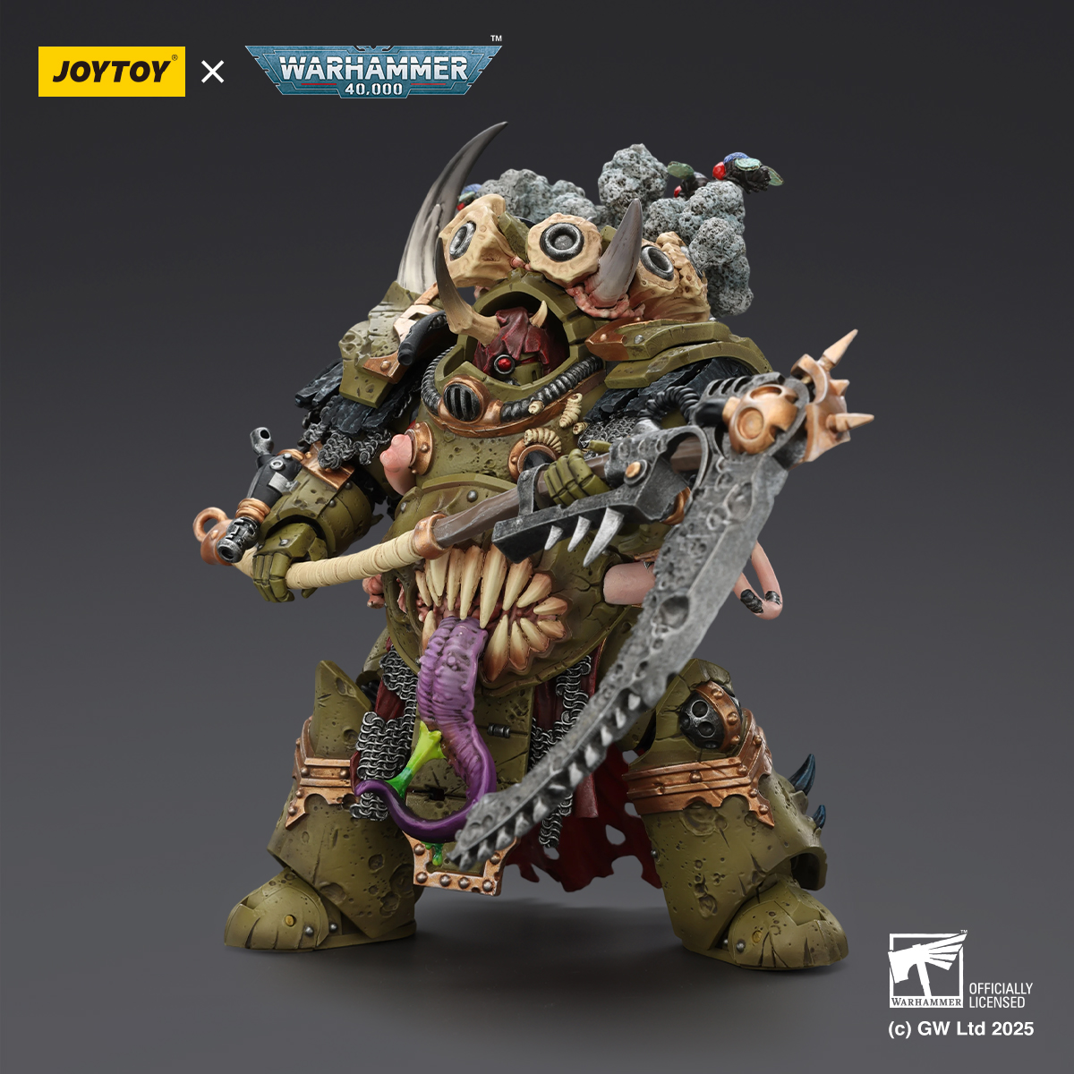 JOYTOY Warhammer 40K Death Guard Deathshroud Terminator Champion