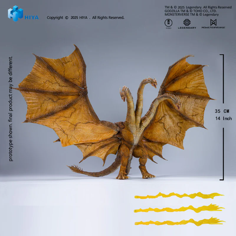 HIYA EBG0234 Exquisite Basic Series None Scale 14 Inch Godzilla