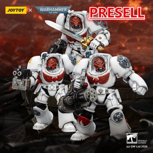 JOYTOY Warhammer 40k 1: 18 White Scars Terminators