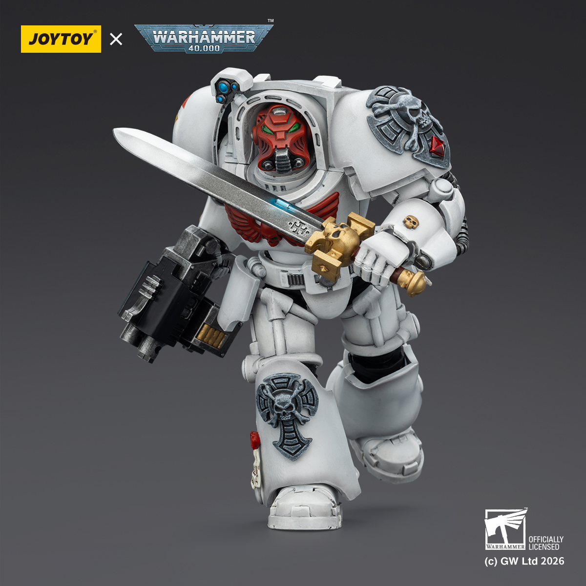 JOYTOY Warhammer 40k 1: 18 White Scars Terminators