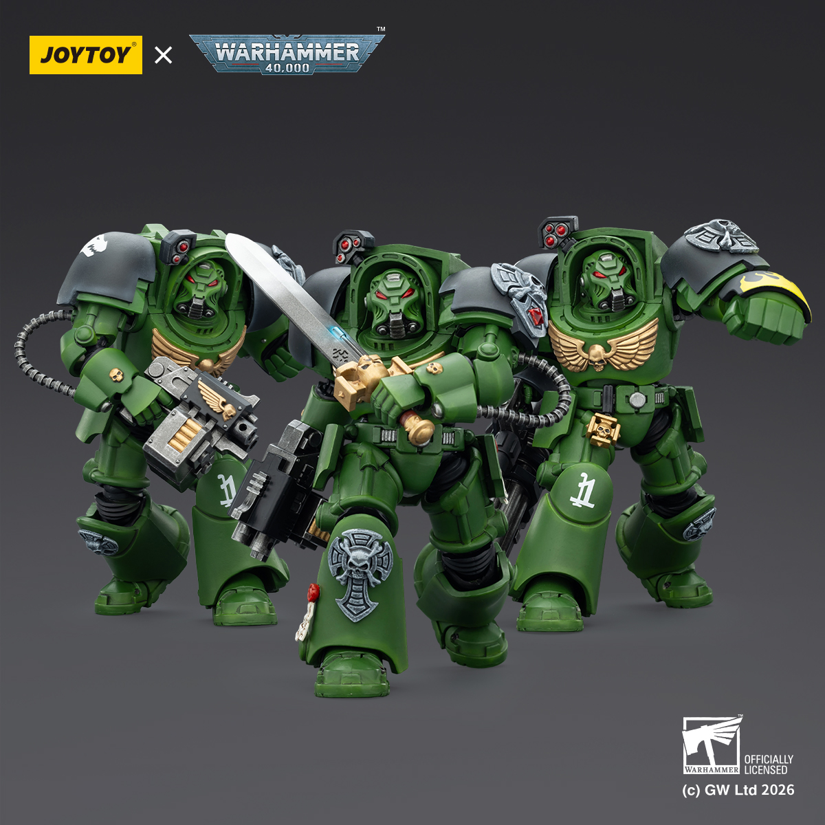 JOYTOY Warhammer 40k 1: 18 Salamanders Terminators