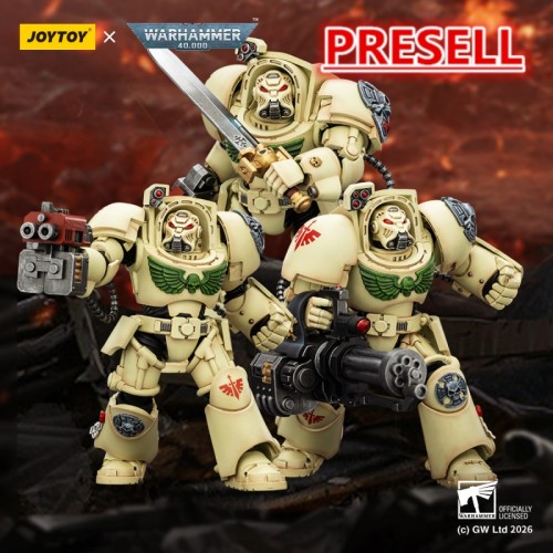 JOYTOY Warhammer 40k 1: 18 Dark Angels Deathwing Terminators