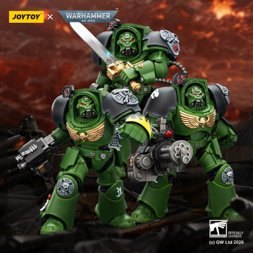 JOYTOY Warhammer 40k 1: 18 Salamanders Terminators
