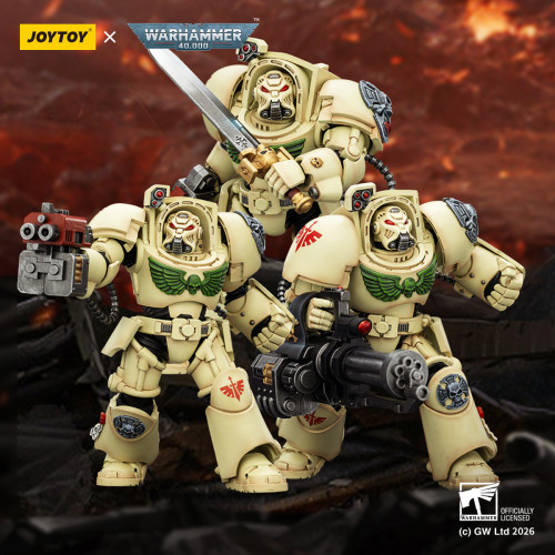 JOYTOY Warhammer 40k 1: 18 Dark Angels Deathwing Terminators