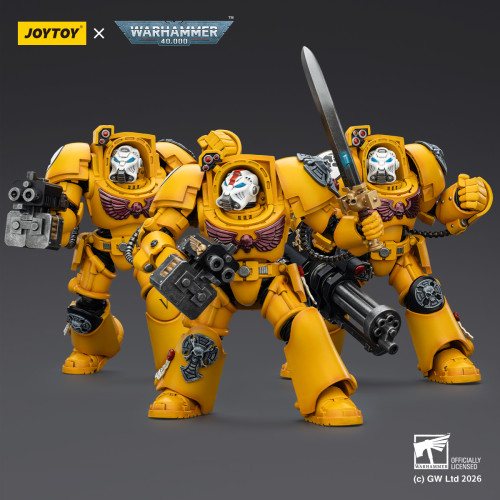 JOYTOY Warhammer 40k 1: 18 Imperial Fists Terminators