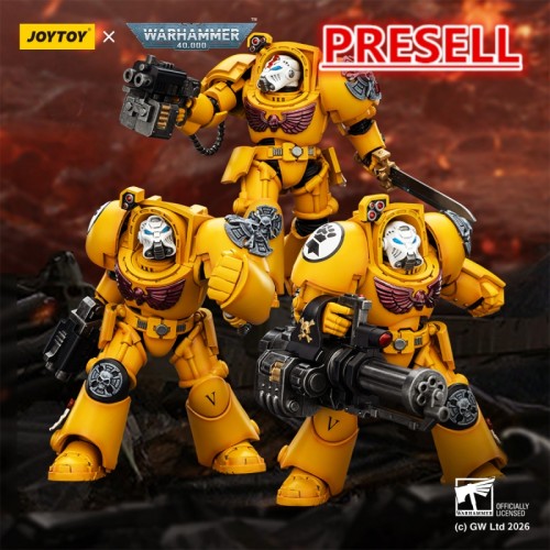 JOYTOY Warhammer 40k 1: 18 Imperial Fists Terminators