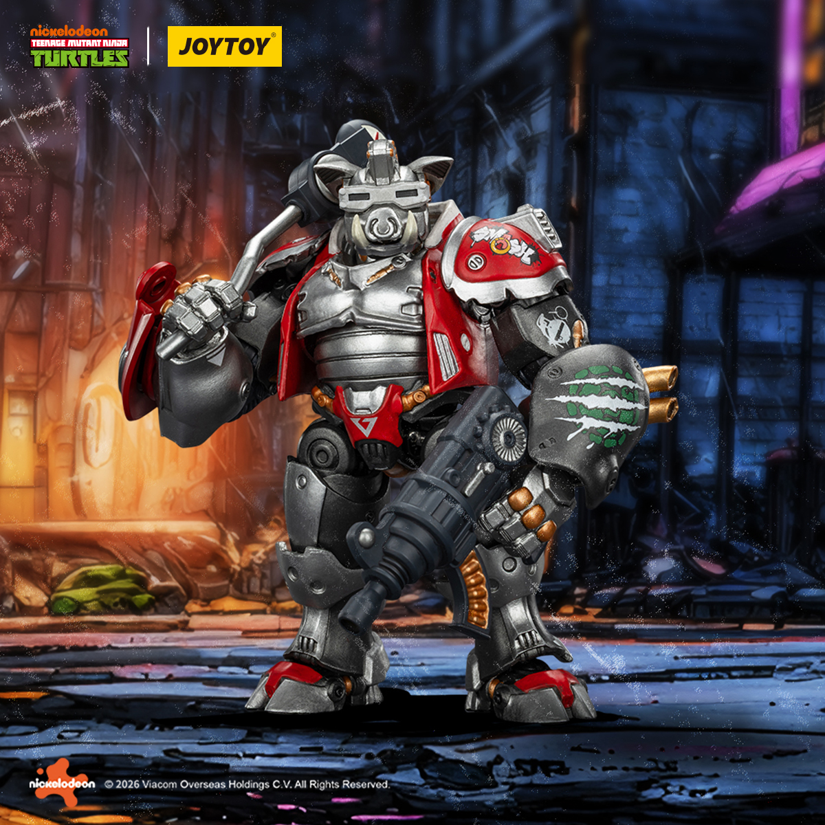 JOYTOY Teenage Mutant Ninja Turtles TMNT Super Bebop and Mighty