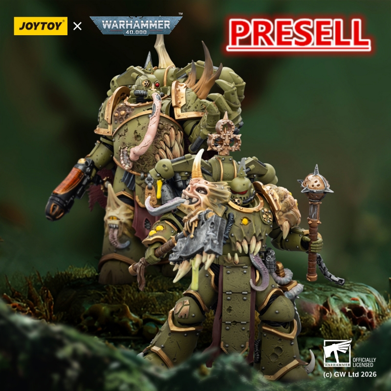 JOYTOY Warhammer 40k 1: 18 Death Guard Plague Marines