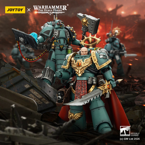 JOYTOY Warhammer The Horus Heresy 1: 18 Sons Of Horus Tybalt Marr and Siege Breaker