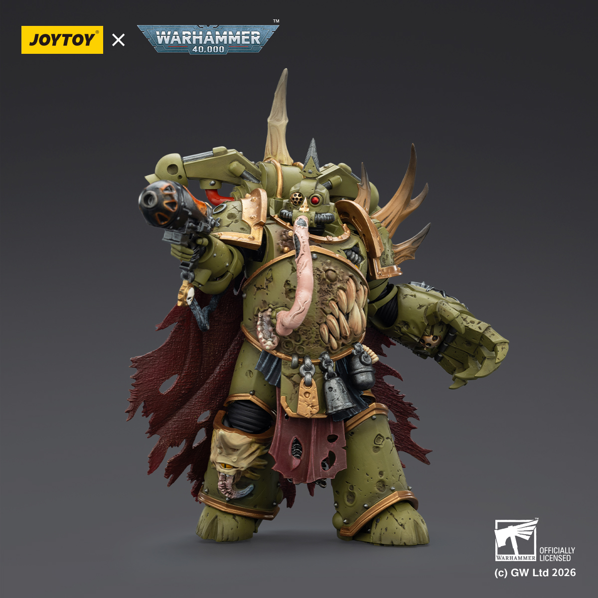 JOYTOY Warhammer 40k 1: 18 Death Guard Plague Marines