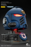 JOYTOY  Warhammer 40k 1: 1 Ultramarines Captain MkX Helmet & Display Stand