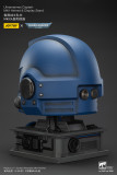 JOYTOY  Warhammer 40k 1: 1 Ultramarines Captain MkX Helmet & Display Stand