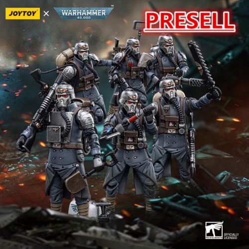 JOYTOY Warhammer 40k 1: 18 Death Korps of Krieg Veteran Squad