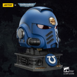 JOYTOY  Warhammer 40k 1: 1 Ultramarines Captain MkX Helmet & Display Stand