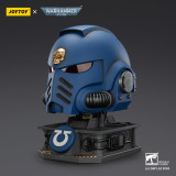 JOYTOY  Warhammer 40k 1: 1 Ultramarines Captain MkX Helmet & Display Stand