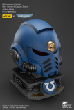 JOYTOY  Warhammer 40k 1: 1 Ultramarines Captain MkX Helmet & Display Stand