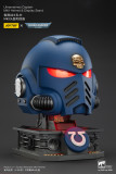 JOYTOY  Warhammer 40k 1: 1 Ultramarines Captain MkX Helmet & Display Stand