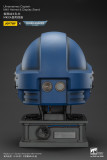 JOYTOY  Warhammer 40k 1: 1 Ultramarines Captain MkX Helmet & Display Stand