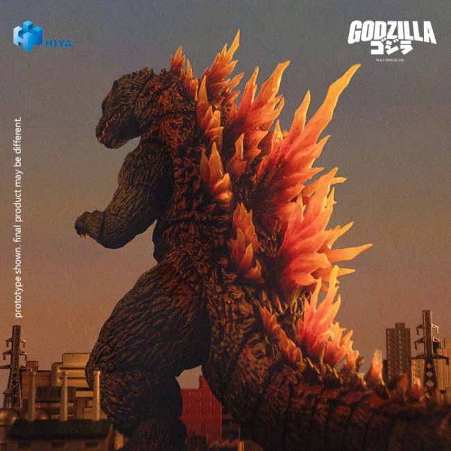 HIYA EBG0398 Exquisite Basic Series None Scale 7 Inch Godzilla 2000 Heat Ray Godzilla