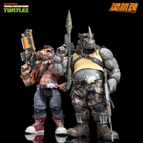 LINGJIHUN TMNT ROCKSTEADY and BEBOP