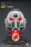 JOYTOY Warhammer 40K 1:1 White Scars MkX Helmet & Display Stand