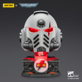 JOYTOY Warhammer 40K 1:1 White Scars MkX Helmet & Display Stand