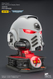 JOYTOY Warhammer 40K 1:1 White Scars MkX Helmet & Display Stand