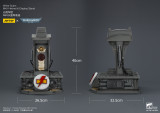 JOYTOY Warhammer 40K 1:1 White Scars MkX Helmet & Display Stand