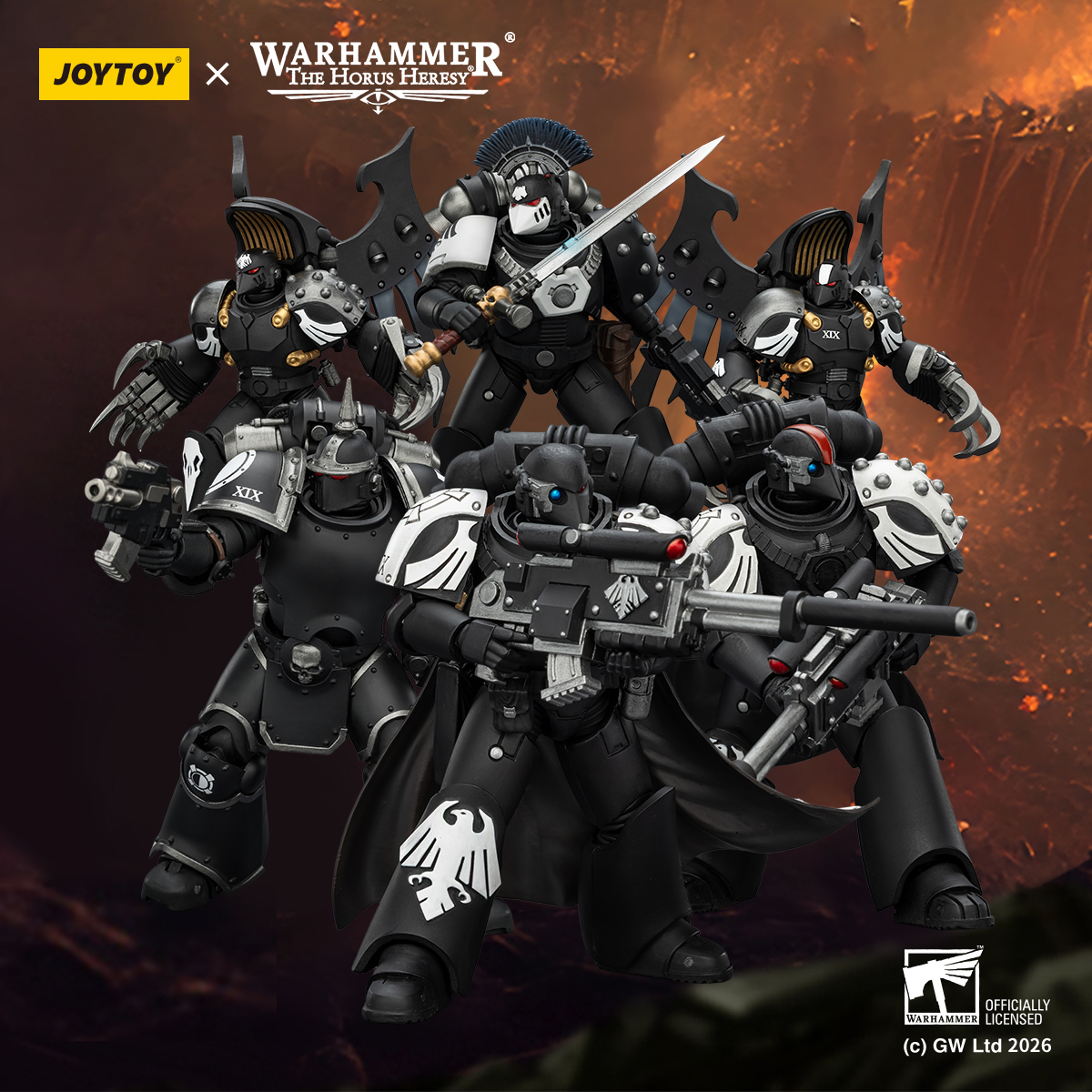 JOYTOY Warhammer The Horus Heresy 1:18 Raven Guard Legion