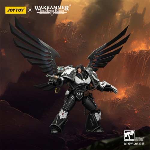 JOYTOY JT04179 Warhammer The Horus Heresy 1:18 Raven Guard Corvus Corax Primarch of the XIX Legion