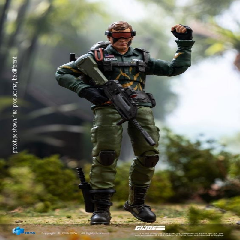 HIYA EMG0465 Exquisite Mini 1/18 Scale 4 Inch G.I.JOE Dusty Tiger