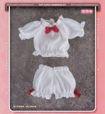 Snail Shell 1/12 White Puff Sleeve Outfit Set