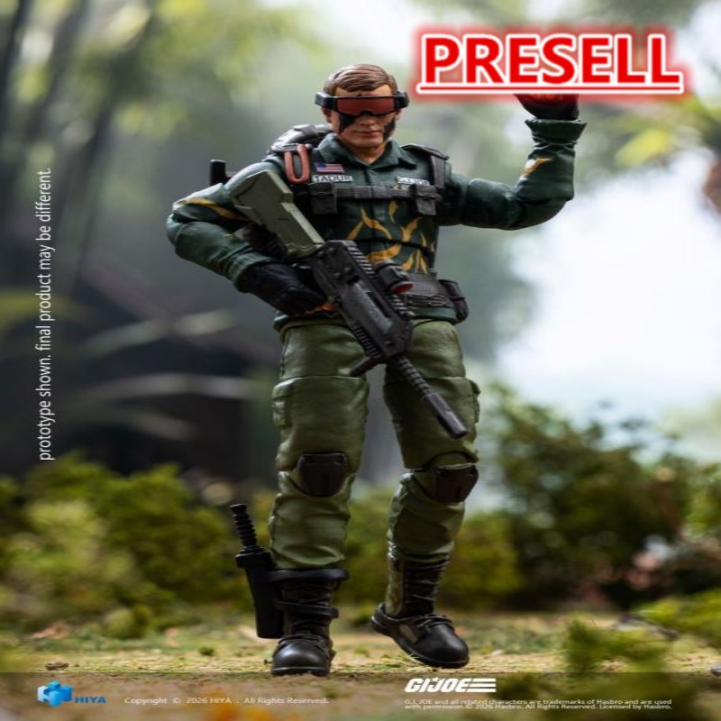 HIYA EMG0465 Exquisite Mini 1/18 Scale 4 Inch G.I.JOE Dusty Tiger