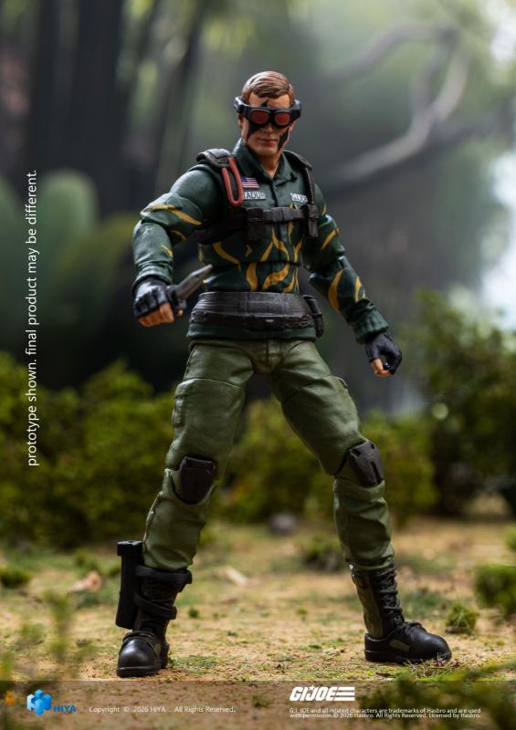 HIYA EMG0465 Exquisite Mini 1/18 Scale 4 Inch G.I.JOE Dusty Tiger