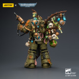 JOYTOY Warhammer 40k 1: 18 Death Guard Biologus Putrifier and Tallyman